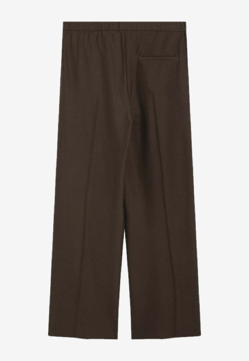 Loewe Wool Tailored Pants Green S359Y04XHNWO/S_LOEW-4160