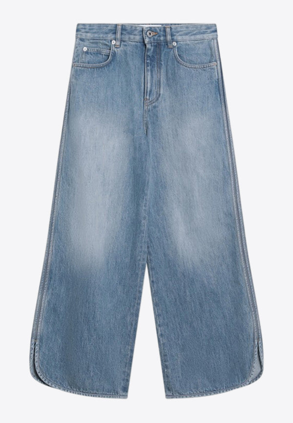 Loewe Logo Patch Faded Boyfriend Jeans Blue S359Y11XDQCO/R_LOEW-8798