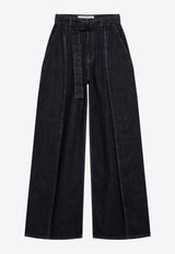 Loewe Belted Wide-Leg Jeans Indigo S359Y11XEEDE/S_LOEW-5380