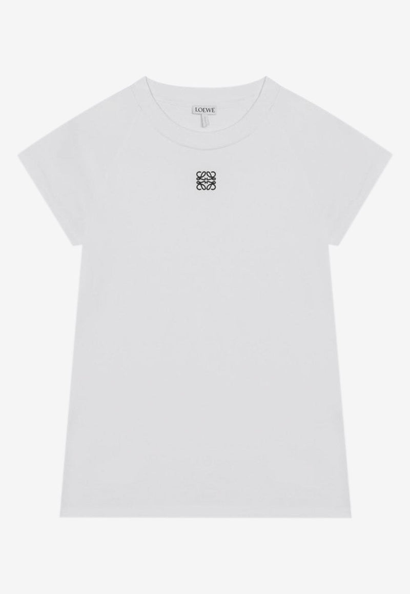 Loewe Anagram Embroidered Slim T-shirt White S359Y22X96CO/R_LOEW-2100