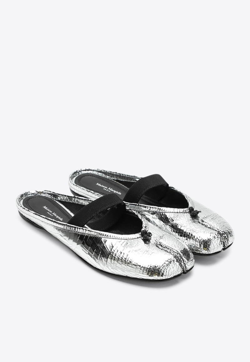 Maison Margiela Tabi Broken-Mirror Mules Silver S39WZ0112P7456/R_MARGI-H7730