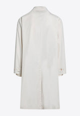 Maison Margiela Single-Breasted Trench Coat Ivory S50AH0137M35354/Q_MARGI-103