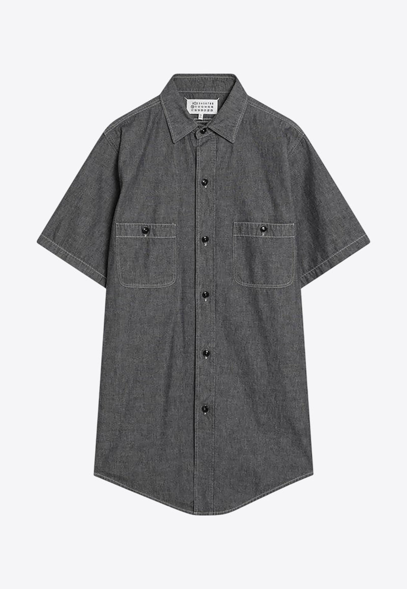 Maison Margiela Buttoned Casual Shirt Gray S50DR0010M30022/Q_MARGI-854