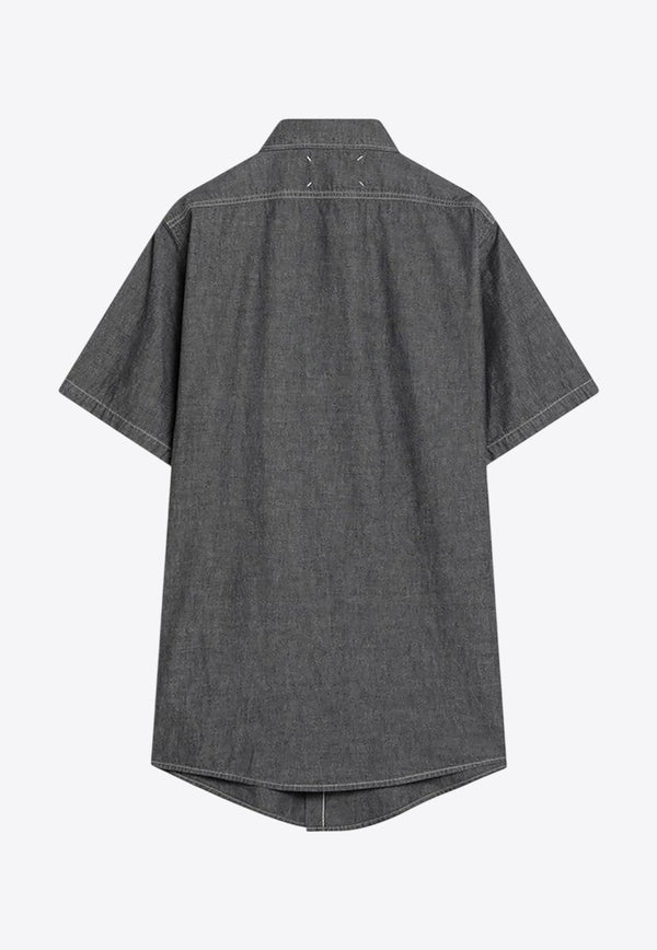 Maison Margiela Buttoned Casual Shirt Gray S50DR0010M30022/Q_MARGI-854