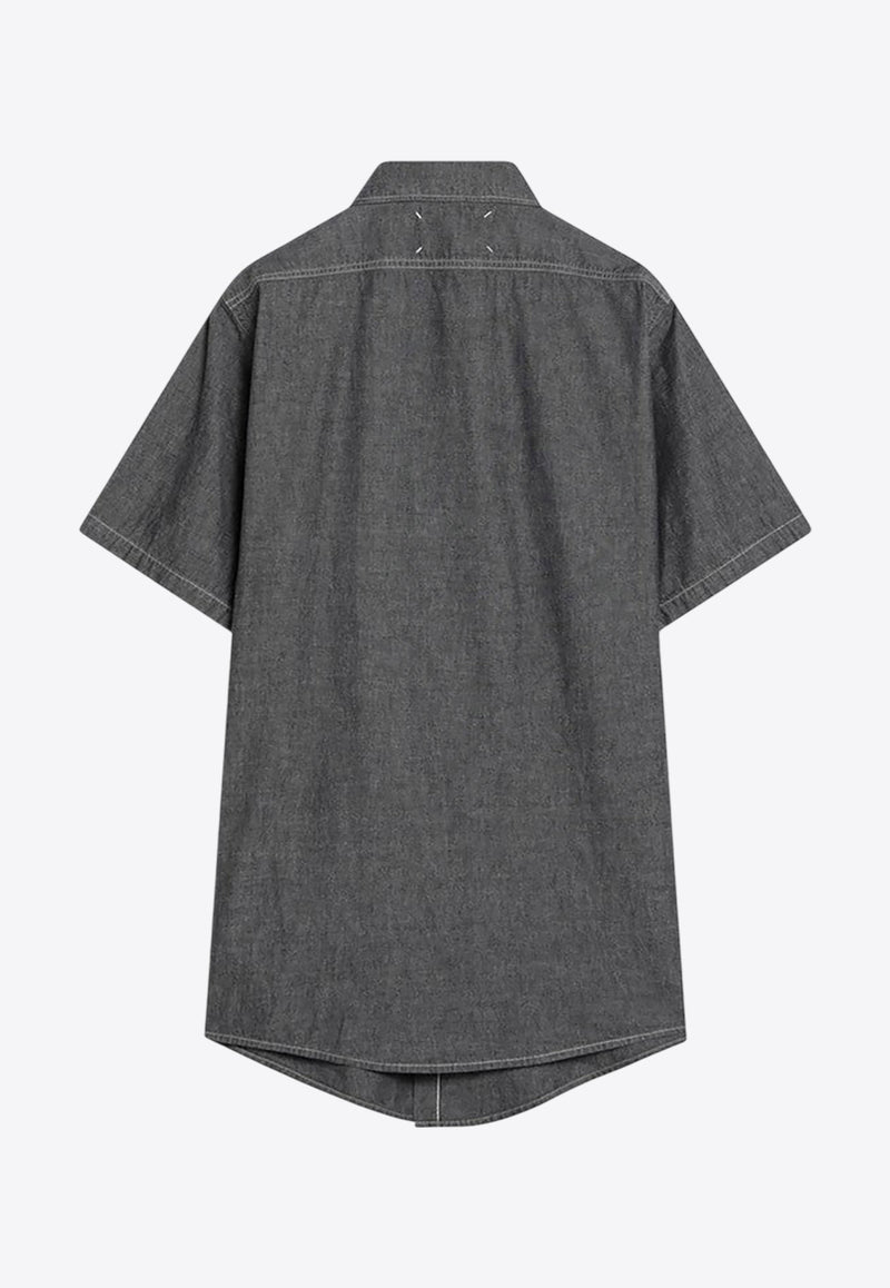 Maison Margiela Buttoned Casual Shirt Gray S50DR0010M30022/Q_MARGI-854