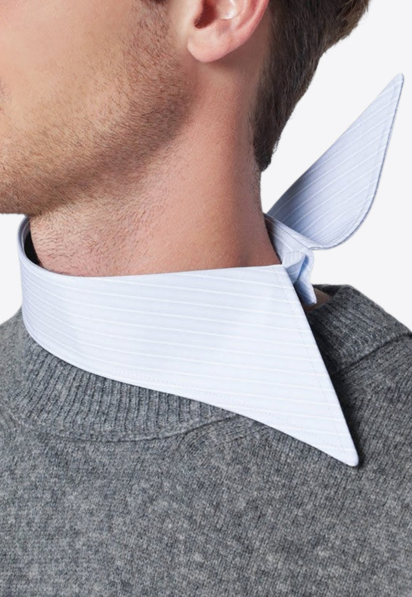 Maison Margiela Detachable Striped Shirt Collar Sky Blue S50FX0036M35529/R_MARGI-471F