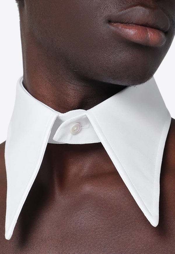 Maison Margiela Detachable Poplin Shirt Collar White S50FX0036S43001/R_MARGI-100