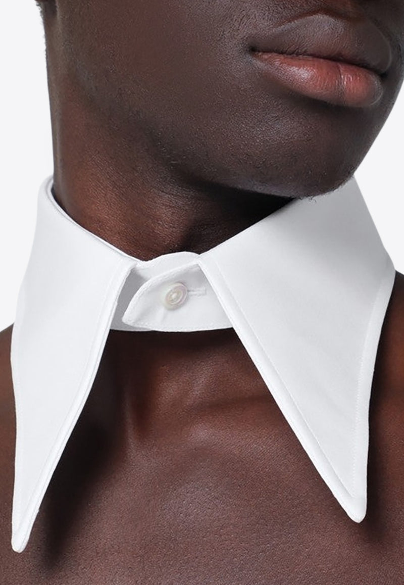 Maison Margiela Detachable Poplin Shirt Collar White S50FX0036S43001/R_MARGI-100