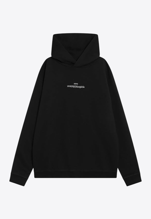 Maison Margiela Reversed Logo Hooded Sweatshirt Black S50GU0167S25503/R_MARGI-962