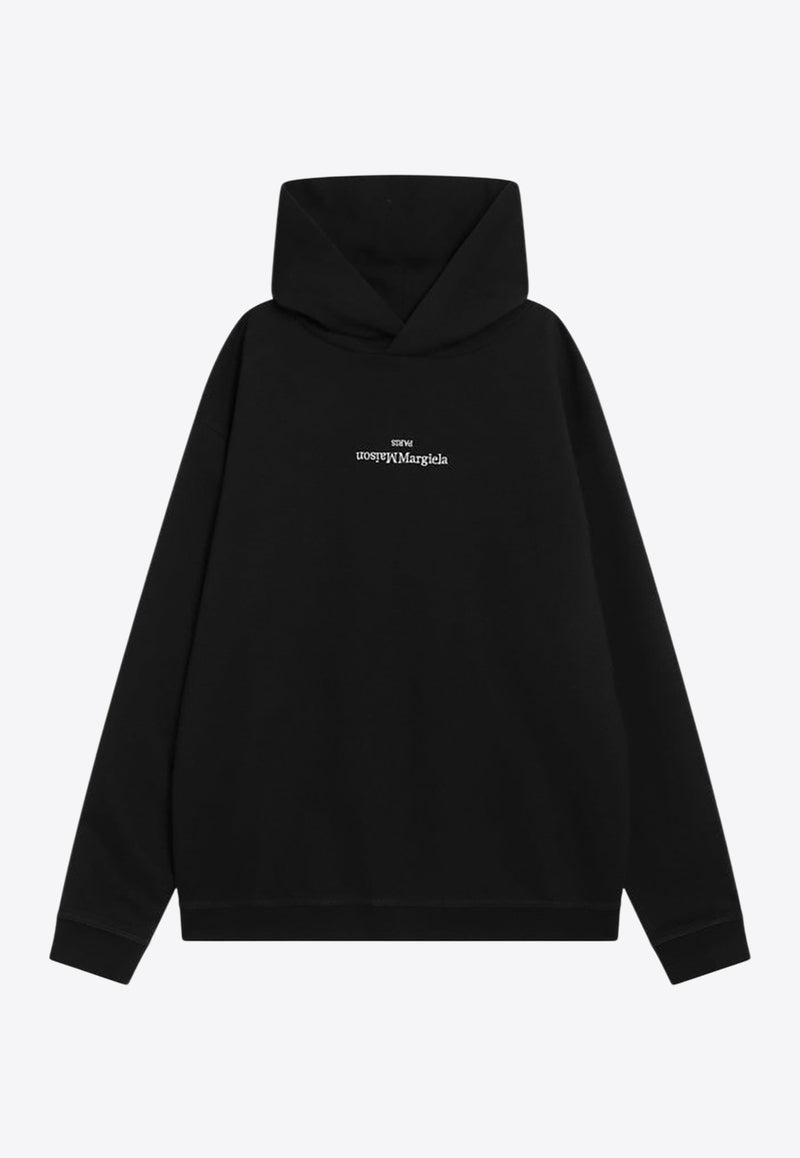 Maison Margiela Reversed Logo Hooded Sweatshirt Black S50GU0167S25503/R_MARGI-962