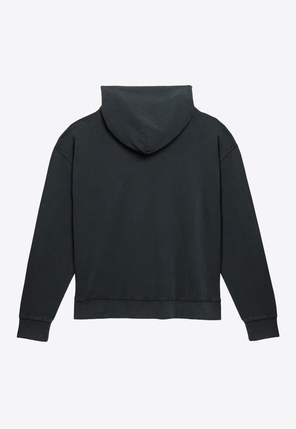 Maison Margiela Washed-Effect Hooded Sweatshirt Gray S50GU0216S25570/O_MARGI-860