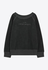 Maison Margiela Logo Embroidered Sweatshirt Black S50GU0228M25021/Q_MARGI-969