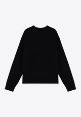 Maison Margiela Four-Stitches Crewneck Wool Sweater Blue S50HL0022M13058/P_MARGI-511