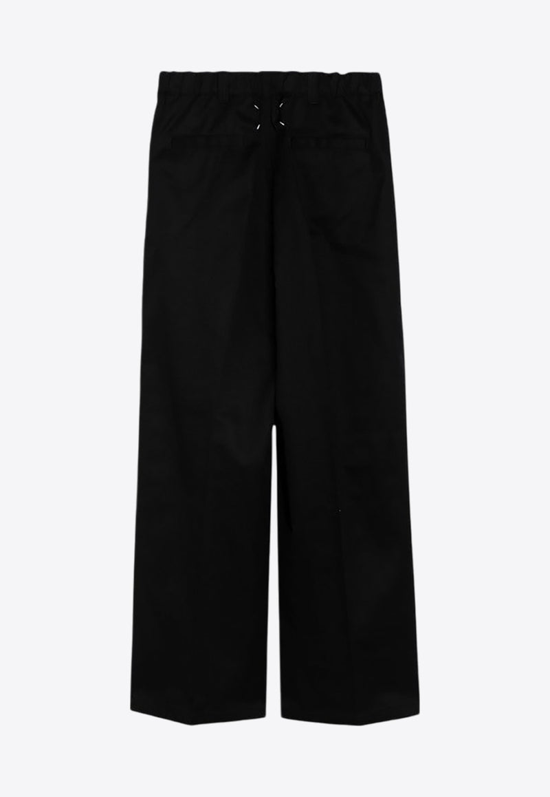 Maison Margiela Skater Chino Wide Pants Black S50KA0652S54042/P_MARGI-900