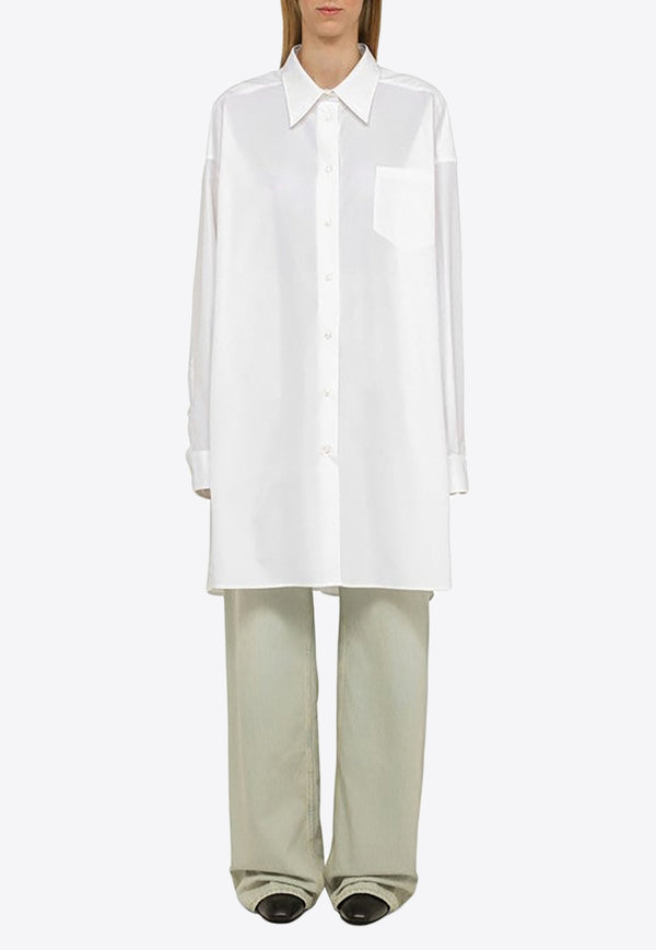 Maison Margiela Oversized Poplin Shirt Dress White S51DL0253S43001/N_MARGI-100