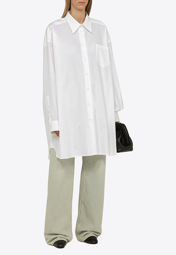 Maison Margiela Oversized Poplin Shirt Dress White S51DL0253S43001/N_MARGI-100