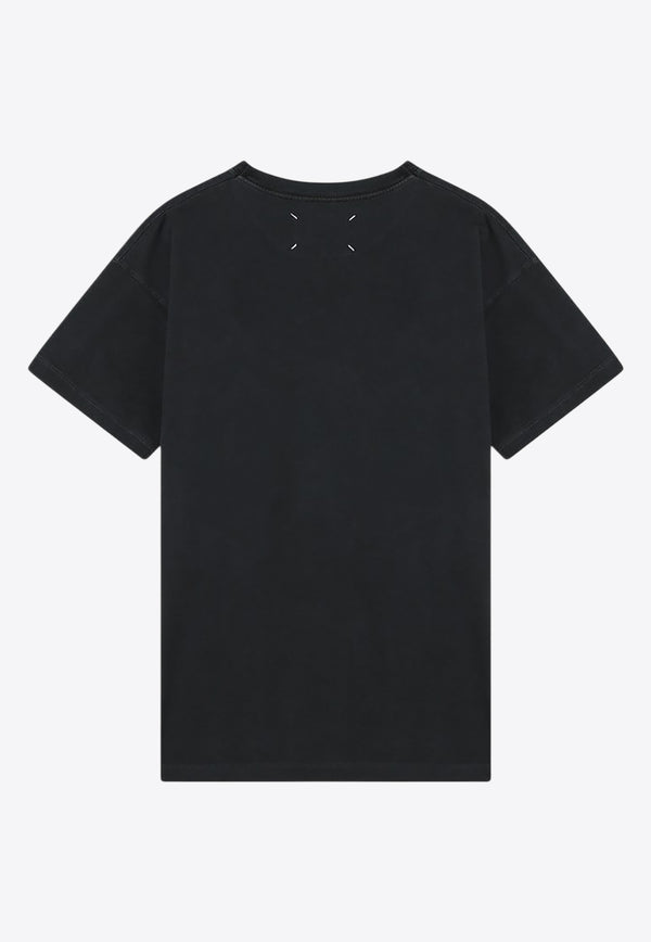 Maison Margiela Inverted Logo Faded T-shirt Black S51GC0533S20079/P_MARGI-960