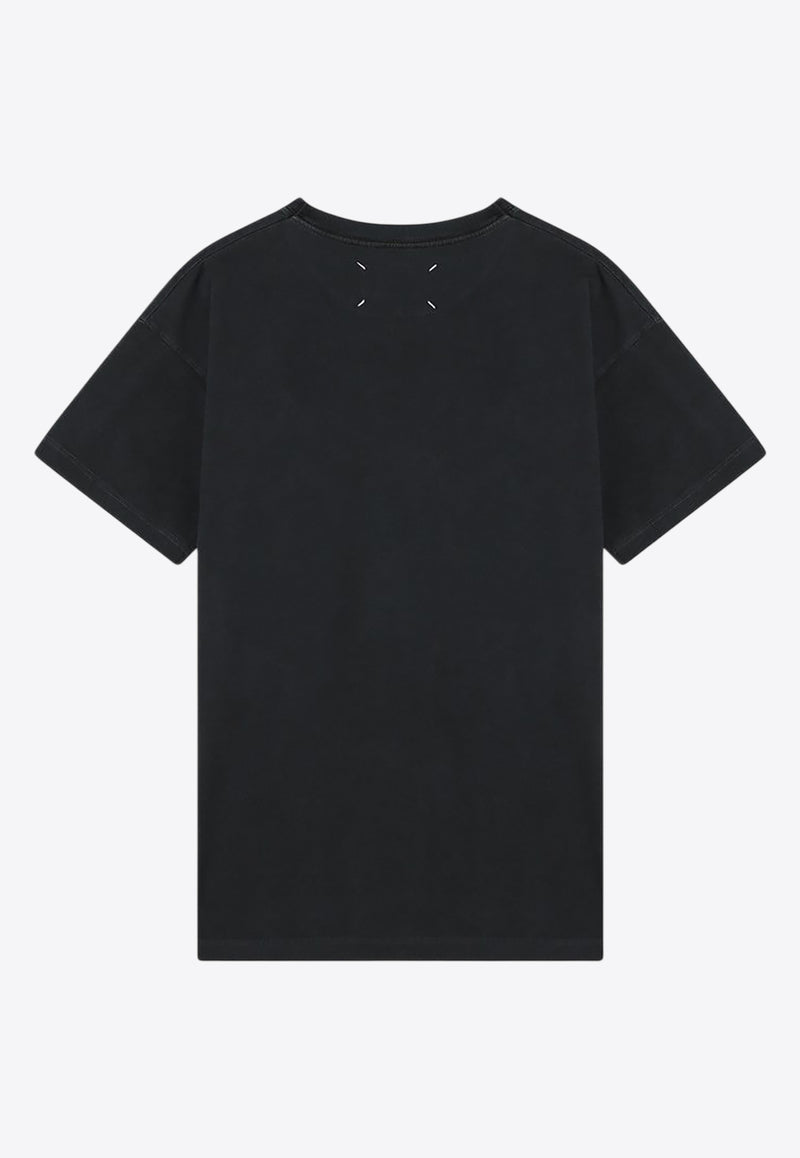 Maison Margiela Inverted Logo Faded T-shirt Black S51GC0533S20079/P_MARGI-960