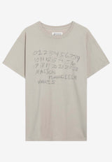 Maison Margiela Signature Numbers T-shirt Beige S51GC0544S24575/S_MARGI-119