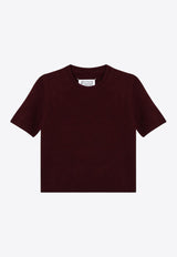 Maison Margiela Wool Knit Top Burgundy S51HL0017M13058/P_MARGI-248