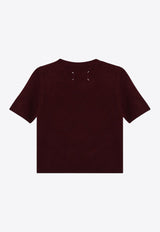 Maison Margiela Wool Knit Top Burgundy S51HL0017M13058/P_MARGI-248