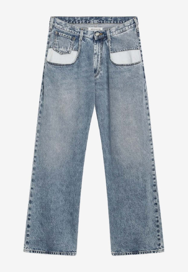 Maison Margiela Straight-Leg Faded Jeans Blue S51LA0052S30513/S_MARGI-470