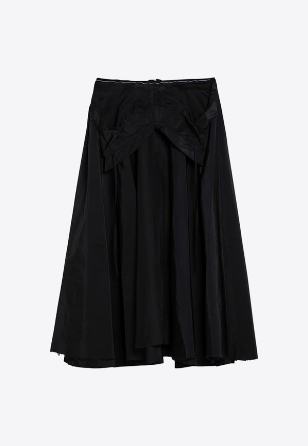 Maison Margiela Taffeta Midi Skirt Black S51ME0026M35131/P_MARGI-900