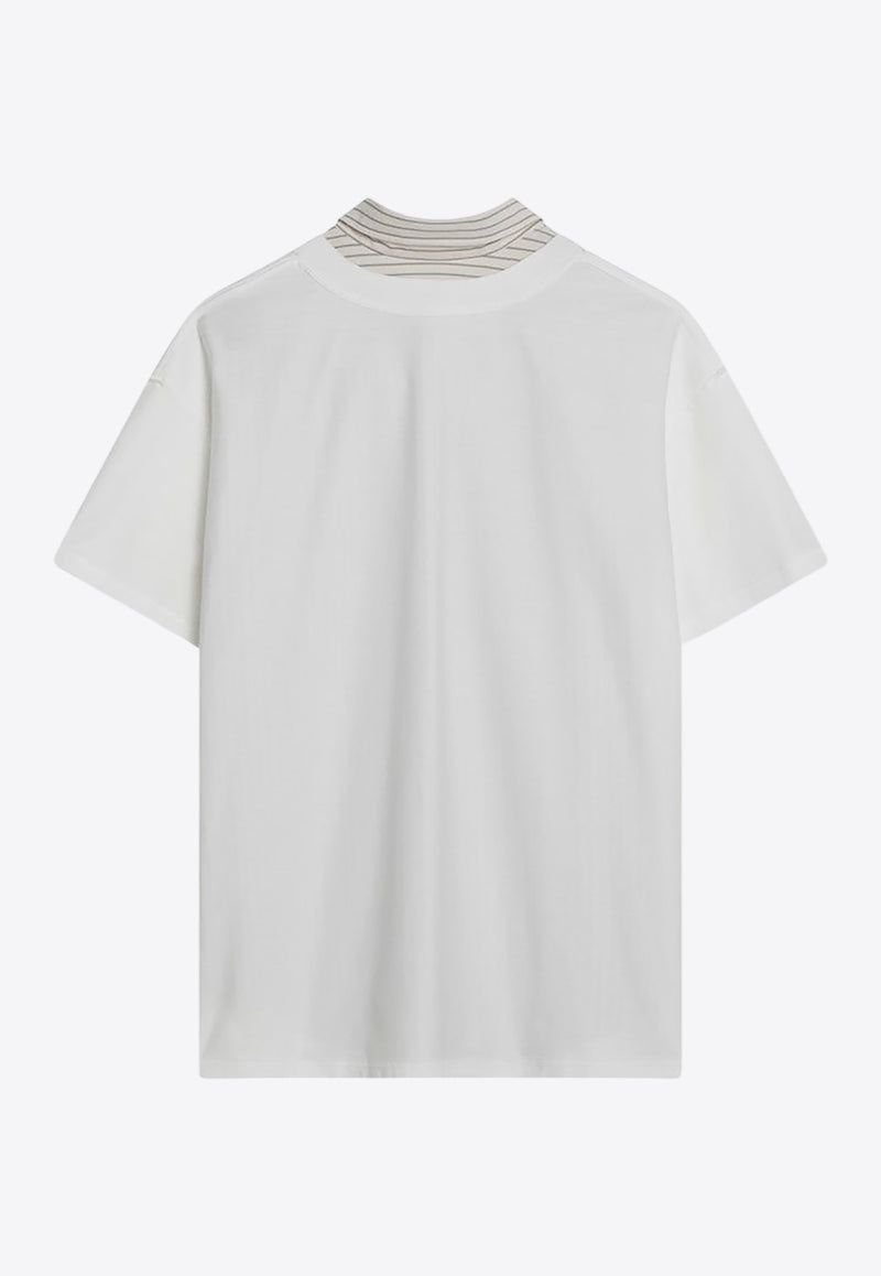 Maison Margiela Reversed Crewneck T-shirt  White S51NF0003MTJ031/Q_MARGI-102