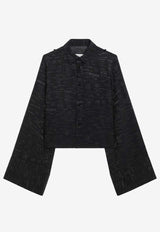 MM6 Maison Margiela Logo Jacquard Shirt Gray S52DT0044M35737/S_MM6-002J