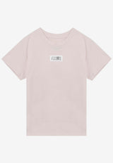 MM6 Maison Margiela Signature Numeric Patch T-shirt Pink S52GC0326M20170/S_MM6-231