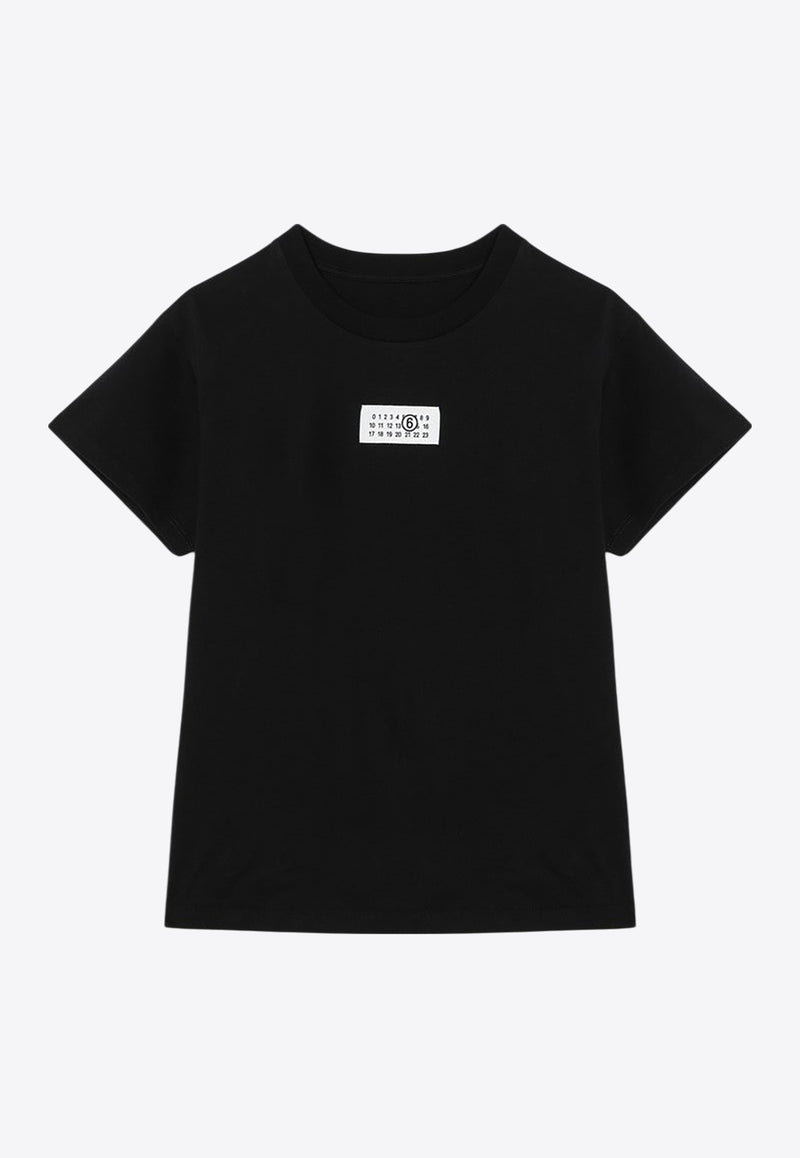 MM6 Maison Margiela Numeric Signature Patch T-shirt Black S52GC0327S24312/R_MM6-900
