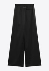 MM6 Maison Margiela Satin Palazzo Tailored Pants Black S52KA0541S47848_MM6-900