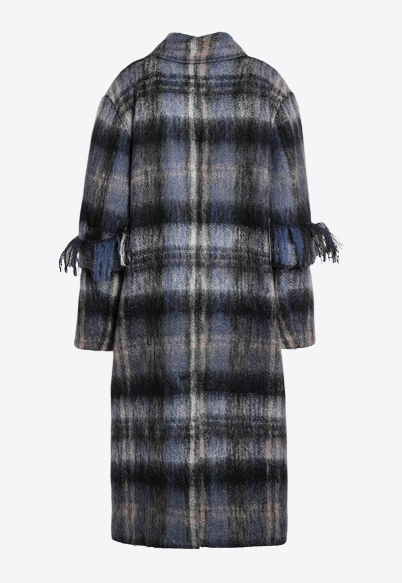 Loewe Mohair Wool Checked Long Coat Multicolor S540Y01XBHWO/R_LOEW-4985