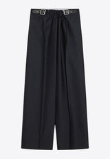 Loewe Wool and Silk Pants with Belt S540Y04XM7WO/R_LOEW-5110