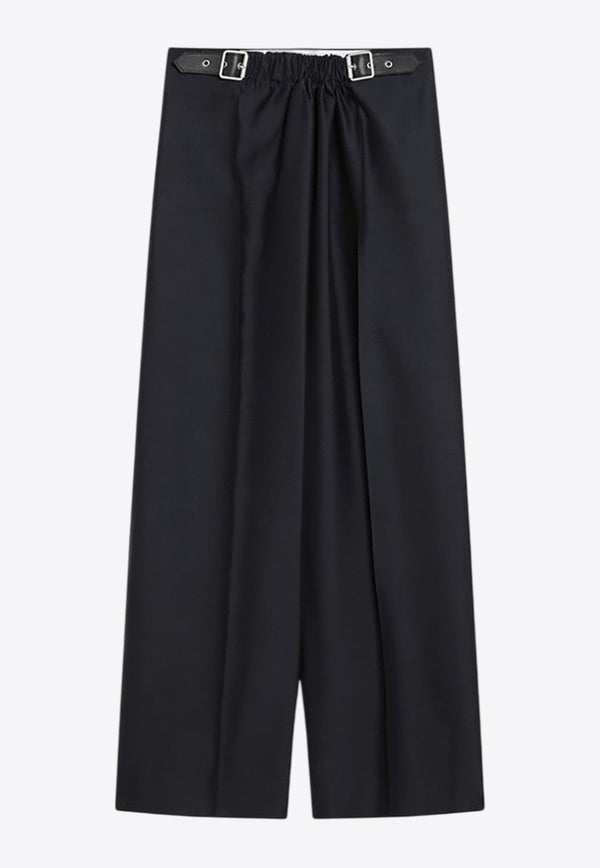 Loewe Wool and Silk Pants with Belt S540Y04XM7WO/R_LOEW-5110