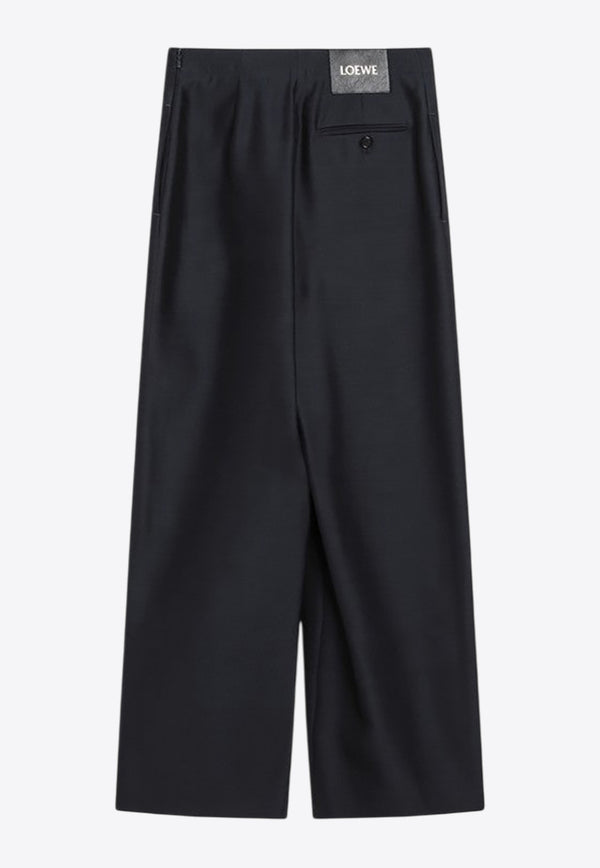 Loewe Wool and Silk Pants with Belt S540Y04XM7WO/R_LOEW-5110