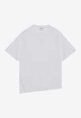 Loewe Asymmetrical Crewneck T-shirt  White S540Y22X59CO/P_LOEW-2100