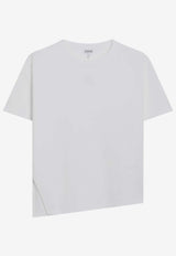 Loewe Asymmetric Anagram T-shirt White S540Y22X59CO/S_LOEW-2100