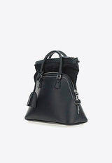 Maison Margiela Mini 5AC Classique Top Handle Bag in Grained Leather Black S56WG0082_P4455_T8013