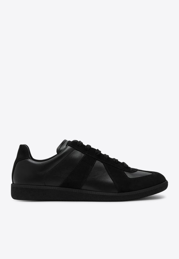 Maison Margiela Replica Leather and Suede Sneakers Black S57WS0236P1897/P_MARGI-900