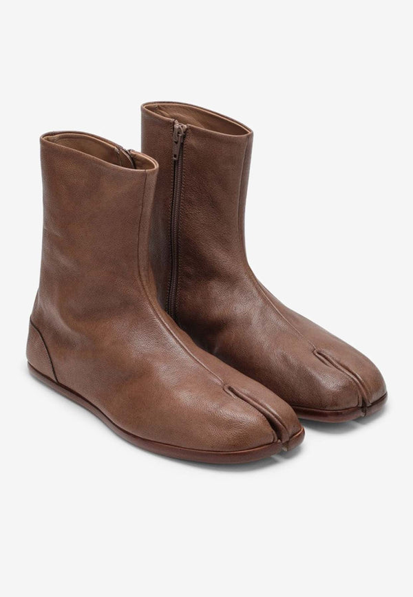 Maison Margiela Tabi Leather Ankle Boots S57WU0134PR058/M_MARGI-T2172