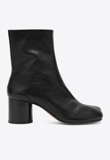 Maison Margiela Tabi 60 Nappa Leather Ankle Boots  Black S58WU0246P3753/R_MARGI-T8013