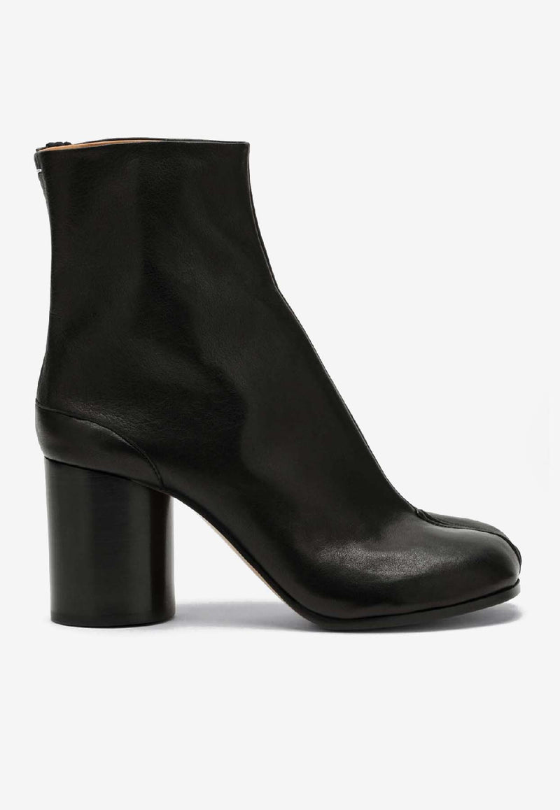 Maison Margiela Tabi 80 Leather Ankle Boots Black S58WU0260P3753/S_MARGI-T8013