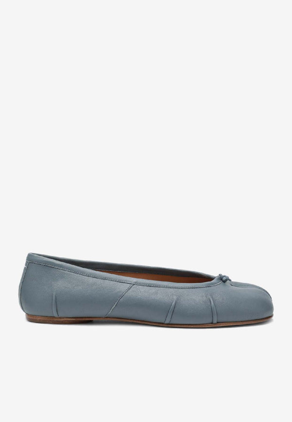 Maison Margiela Tabi Leather Ballet Flats  Gray S58WZ0127P3753/S_MARGI-T6317