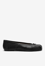 Maison Margiela Leather Tabi Ballet Flats Black S58WZ0127P6378/S_MARGI-T8013