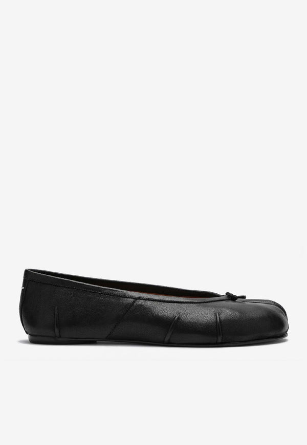Maison Margiela Leather Tabi Ballet Flats Black S58WZ0127P6378/S_MARGI-T8013