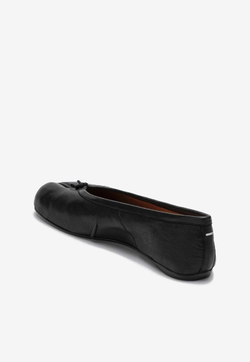 Maison Margiela Leather Tabi Ballet Flats Black S58WZ0127P6378/S_MARGI-T8013