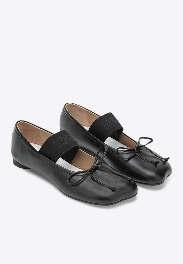 MM6 Maison Margiela  Anatomic Numeric Ballet Flats  Black S59WZ0099P3628/R_MM6-T8013