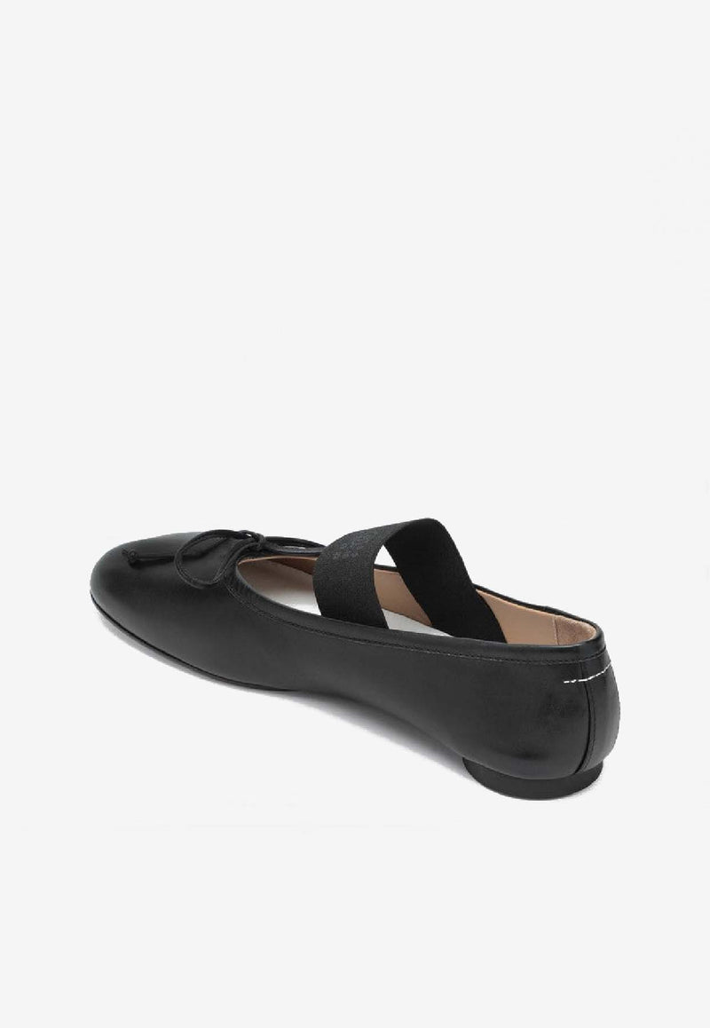 MM6 Maison Margiela Anatomic Numeric Ballet Flats Black S59WZ0099P3628/S_MM6-T8013