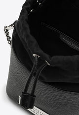 Maison Margiela Logo Patch Leather Bucket Bag Black S61WG0035P4348/O_MARGI-T8013